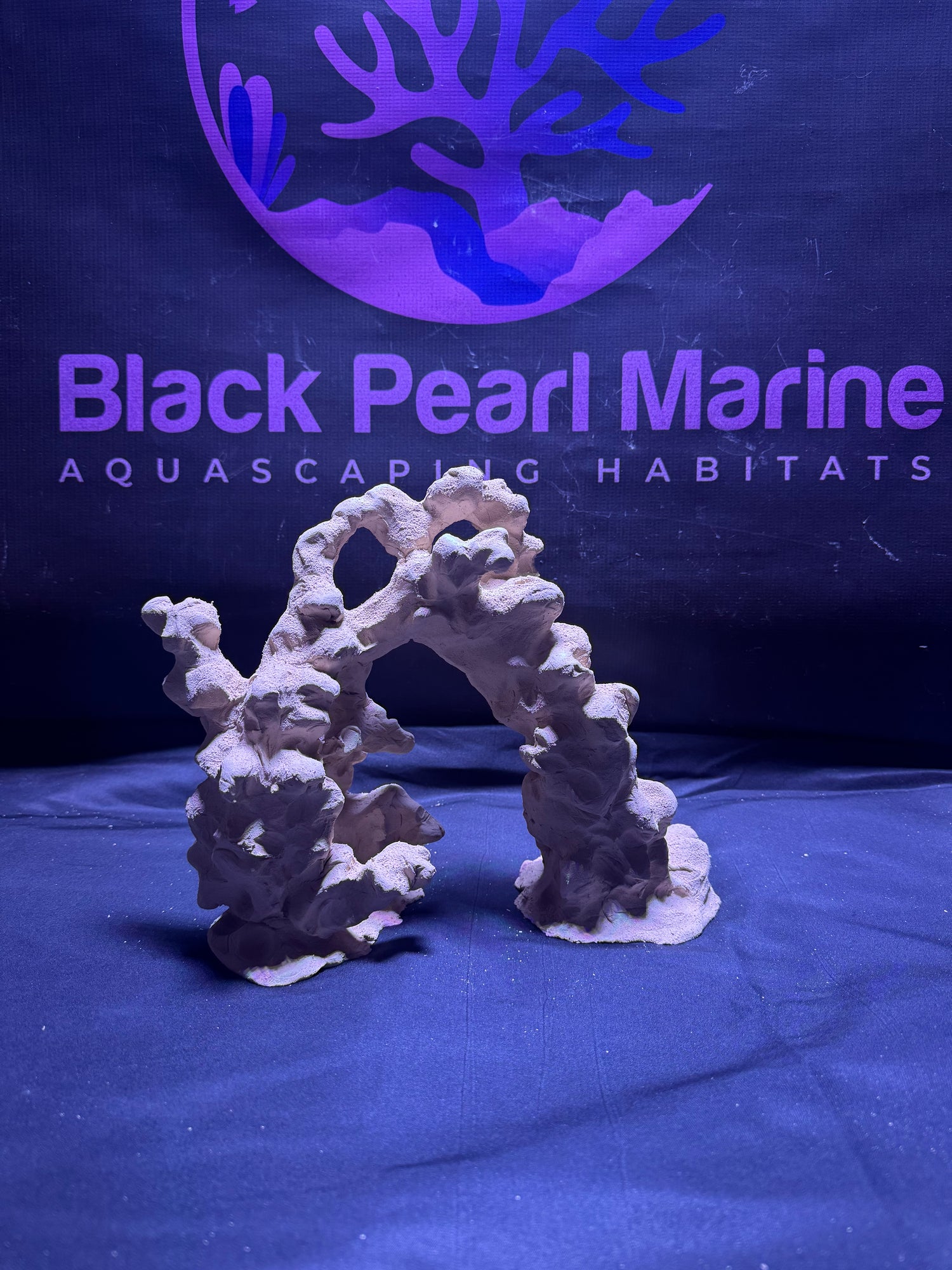 Ceramic Reef Rock Arch (350226) (L28cm/H22cm/D15cm)