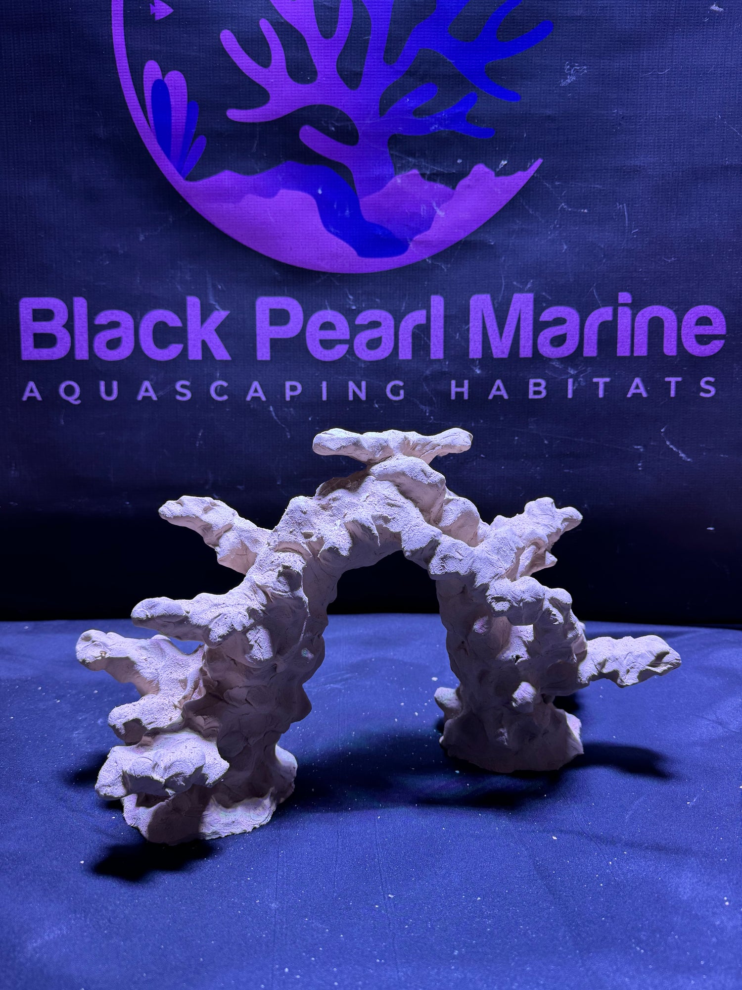 Ceramic Reef Rock Arch (380226) (L35cm/H20cm/D15cm)