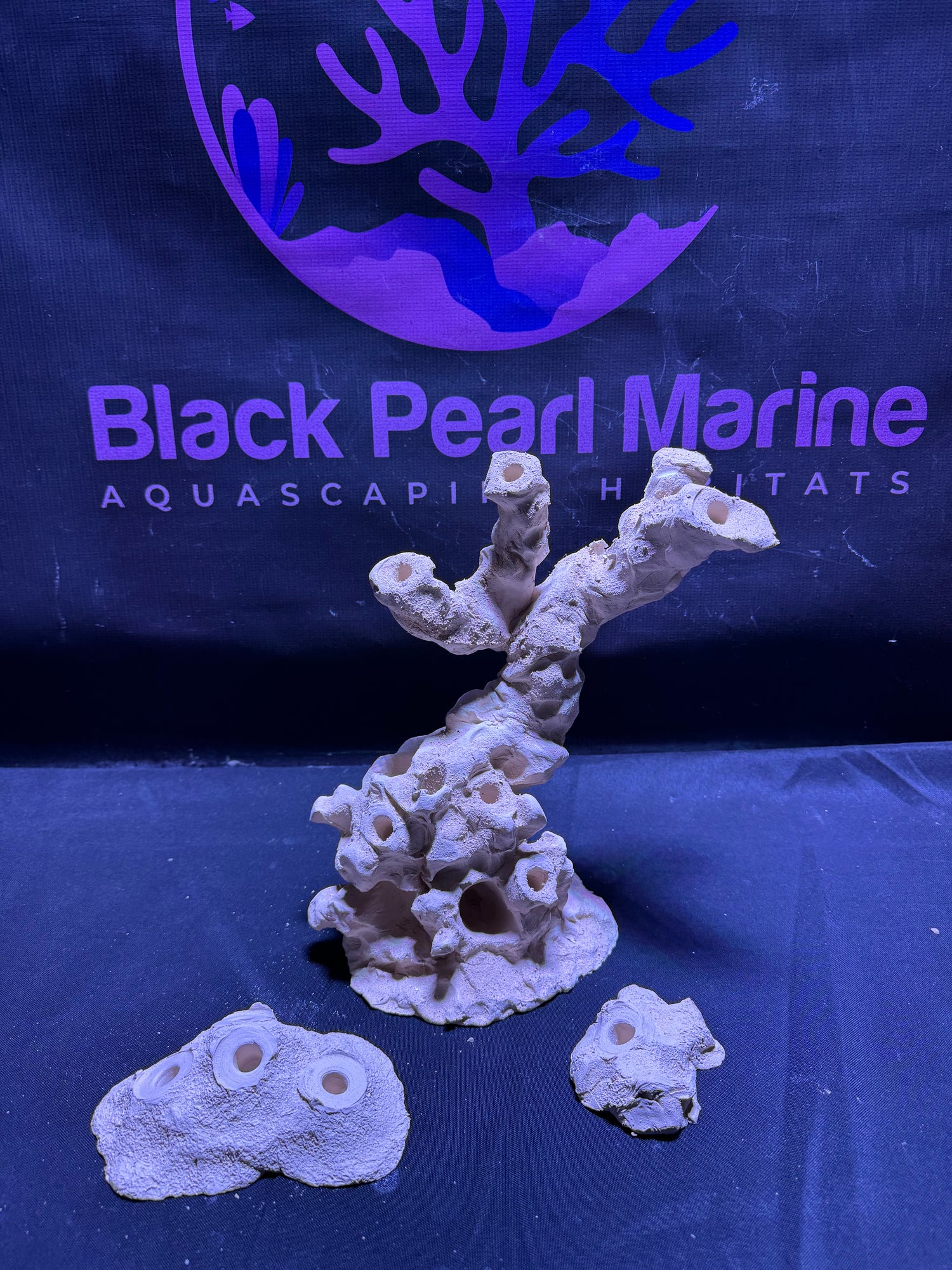 Ceramic Reef Rock Frag Stump (020226) (L26cm/H17cm/D16cm)