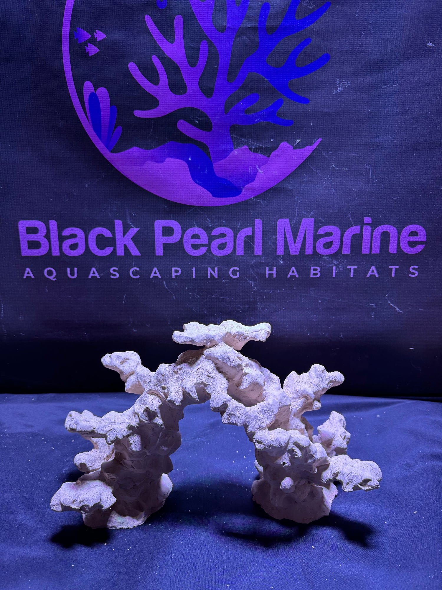 Ceramic Reef Rock Arch (380226) (L35cm/H20cm/D15cm)