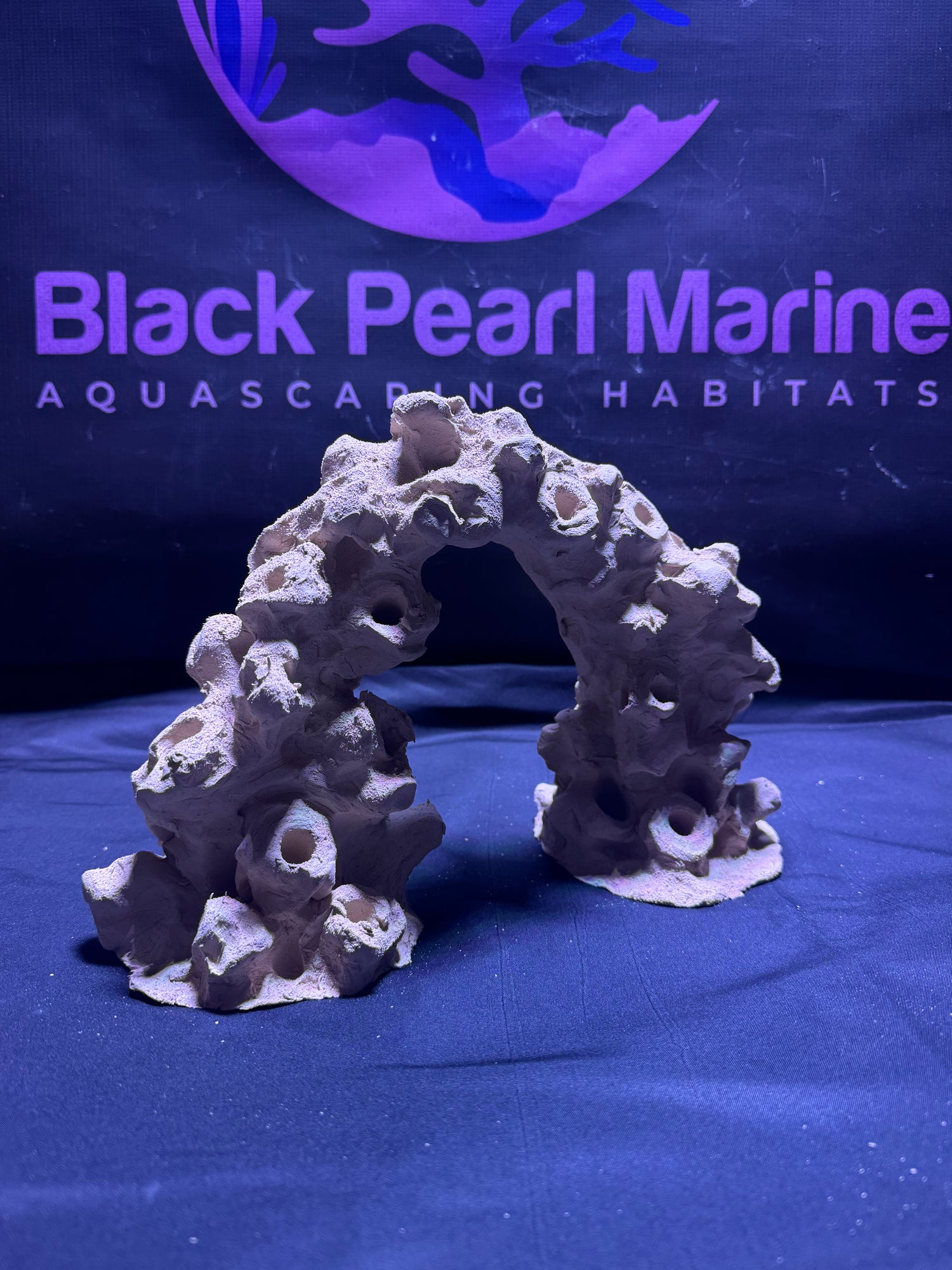 Ceramic Reef Rock Frag Arch (340226) (L31cm/H21cm/D12cm)