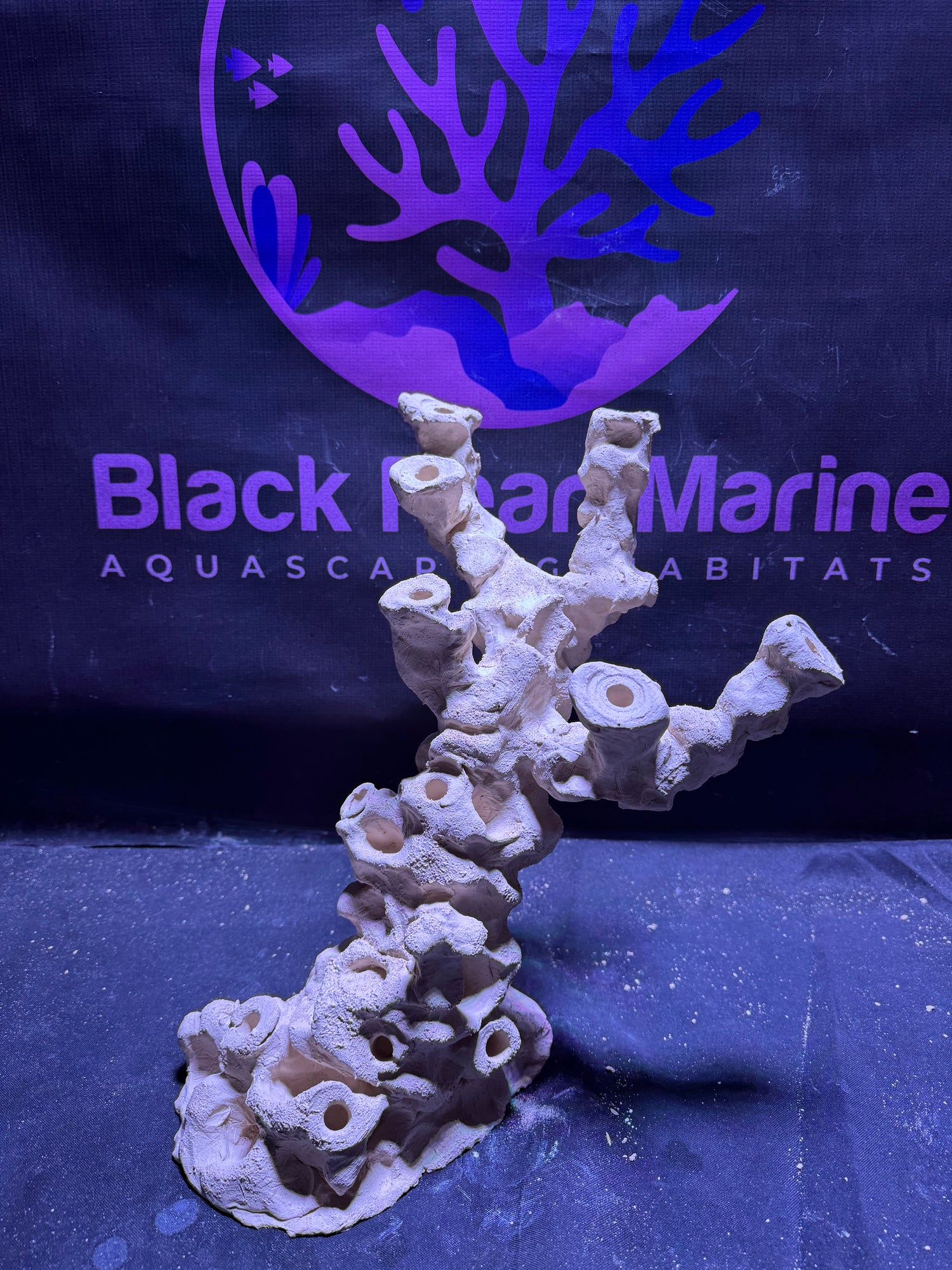 Ceramic Reef Rock Frag Pillar (150226) (L33cm/H33cm/D22cm)