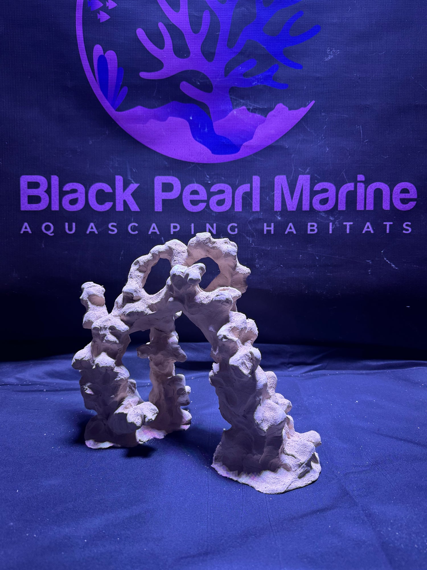 Ceramic Reef Rock Arch (350226) (L28cm/H22cm/D15cm)