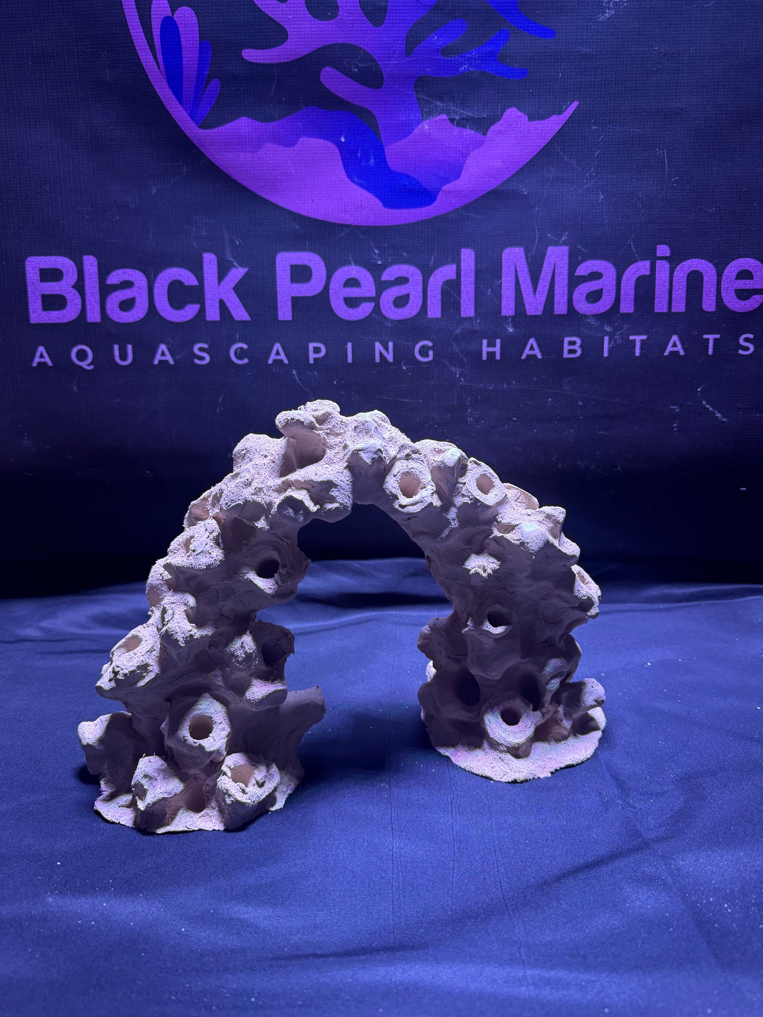 Ceramic Reef Rock Frag Arch (340226) (L31cm/H21cm/D12cm)