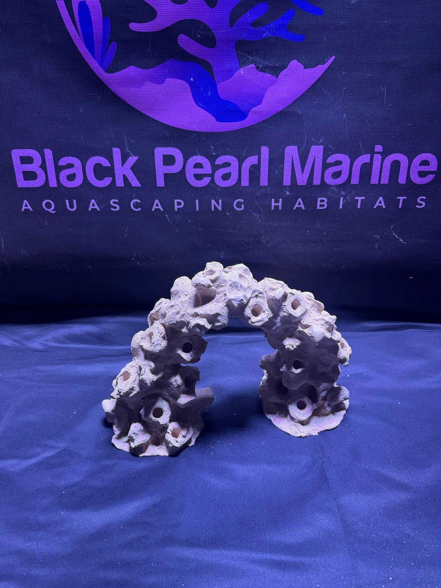 Ceramic Reef Rock Frag Arch (340226) (L31cm/H21cm/D12cm)