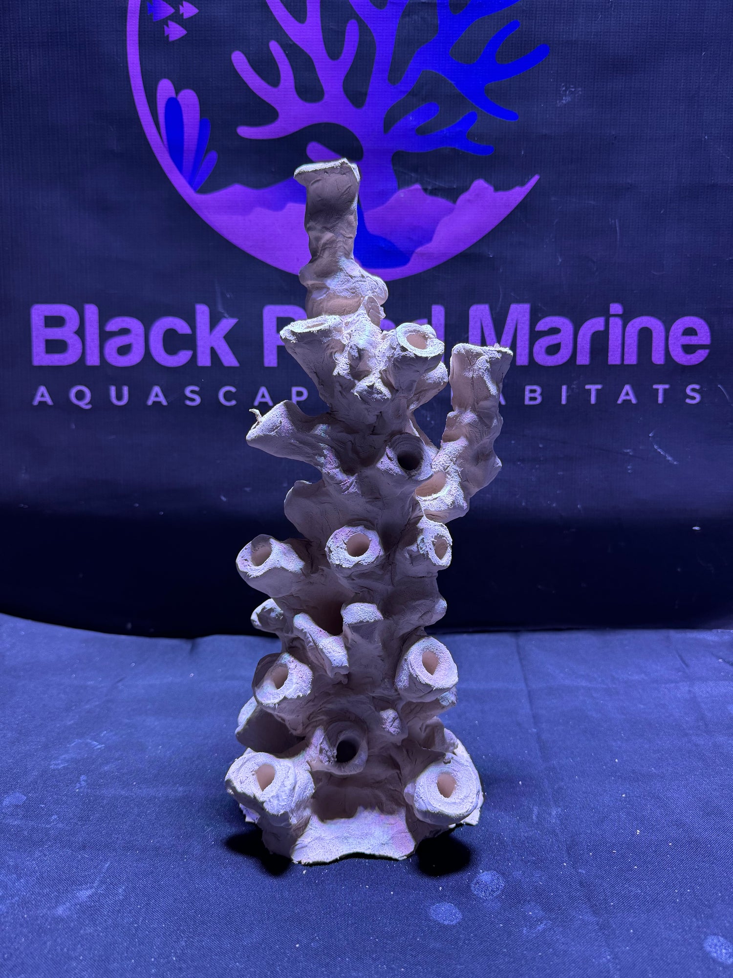 Ceramic Reef Rock Frag Pillar (101225) (L20cm/H35cm/D20cm)