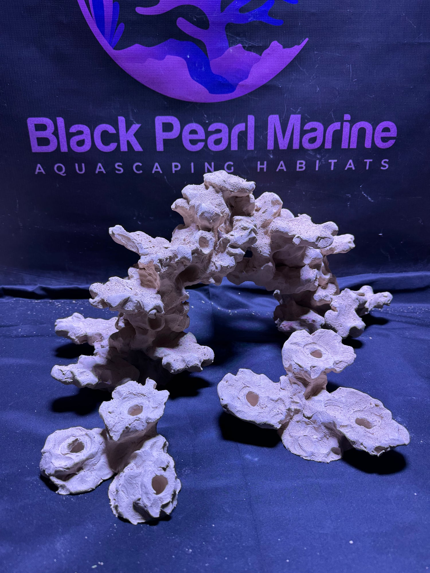 Ceramic Reef Rock Arch Set (320226) (L49cm/H24cm/D20cm)