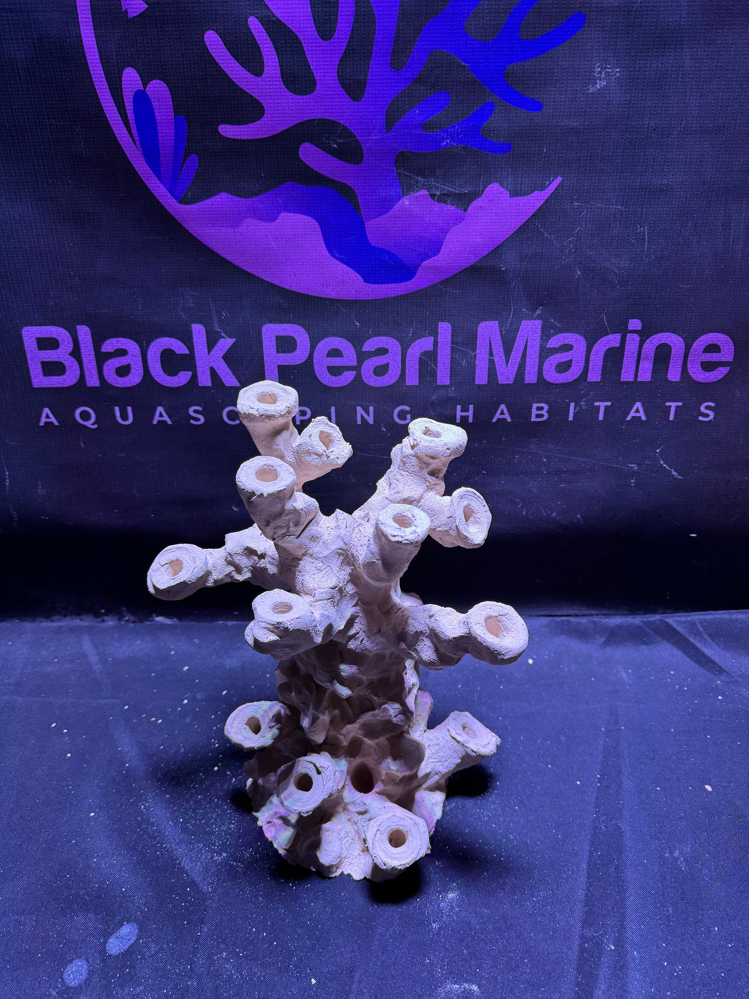 Ceramic Reef Rock Frag Pillar (060226) (L26cm/H28cm/D22cm)