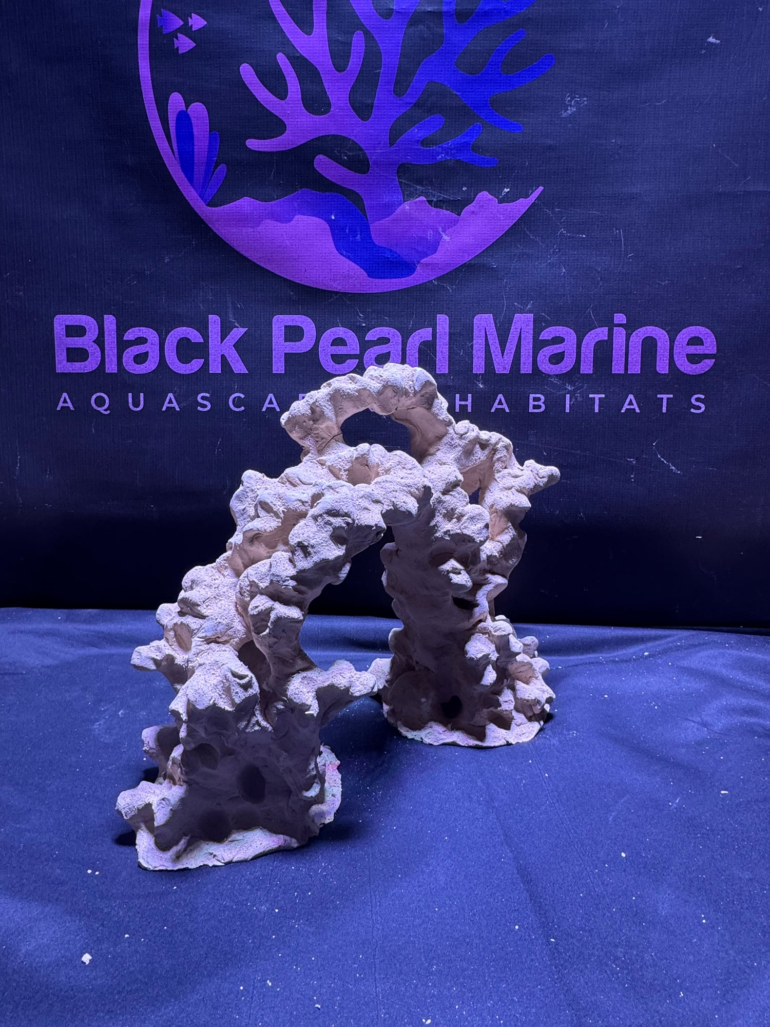 Ceramic Reef Rock Arch (400226) L33cm/H26cm/D17cm)