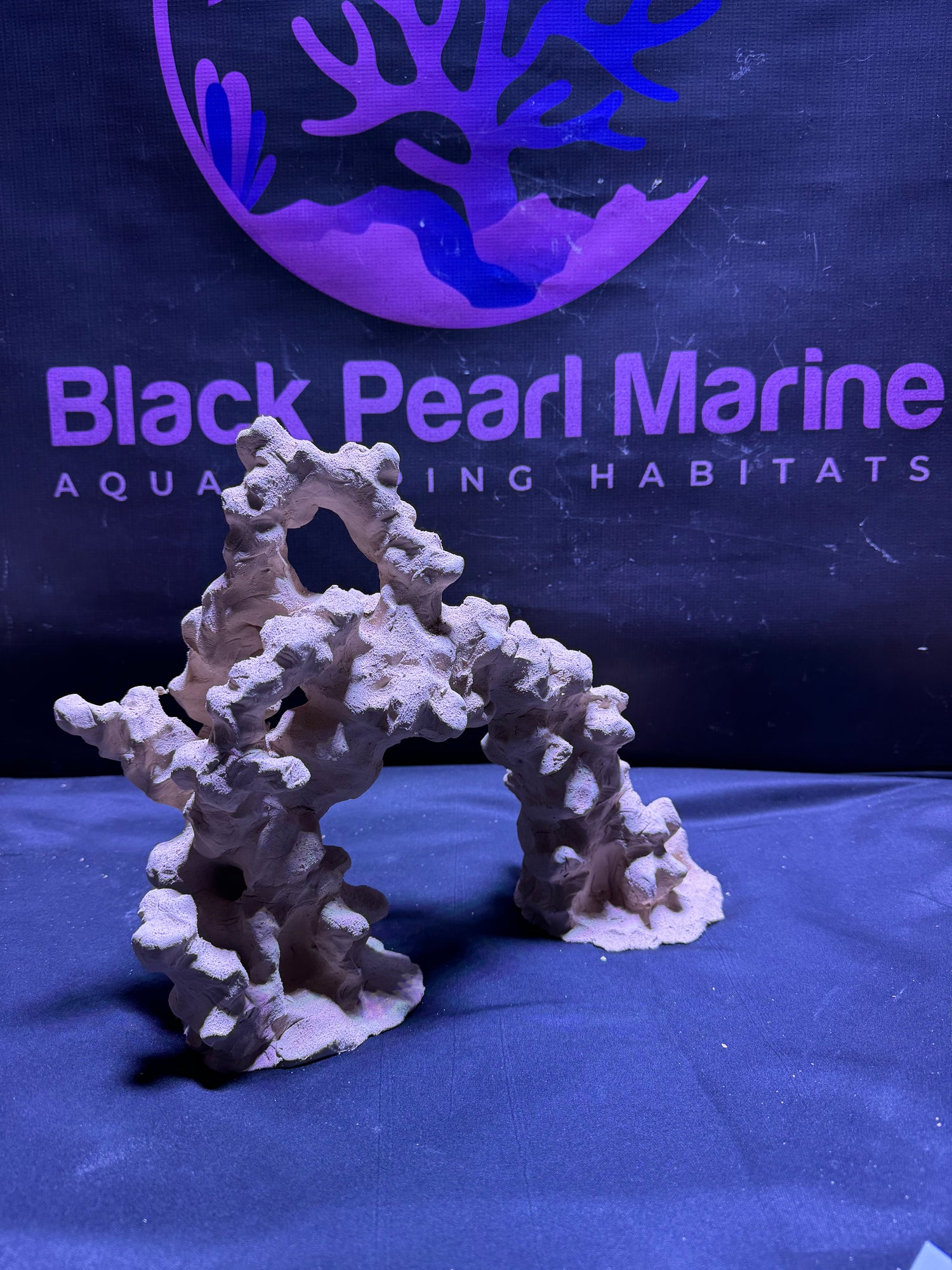 Ceramic Reef Rock Arch (370226) (L35cm/H20cm/D15cm)